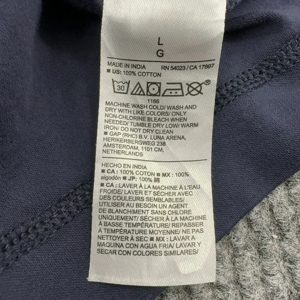 Banana Republic Polo Shirt Mens L Blue Cotton Luxe Touch Long Sleeve Classic